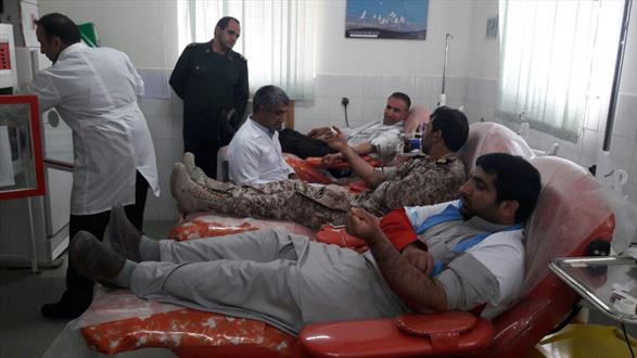 اقدام جهادی بسیجیان برای تأمین کمبود فرآوردهای خونی ایرانشهر