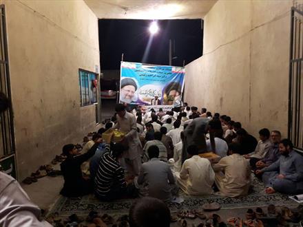 حضور پرشور مردم در آئین افتتاح ستاد رئیسی در ایرانشهر