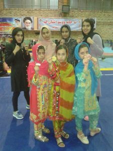 درخشش بانوان ووشوکار ایرانشهر در رقابت های قهرمانی کشور