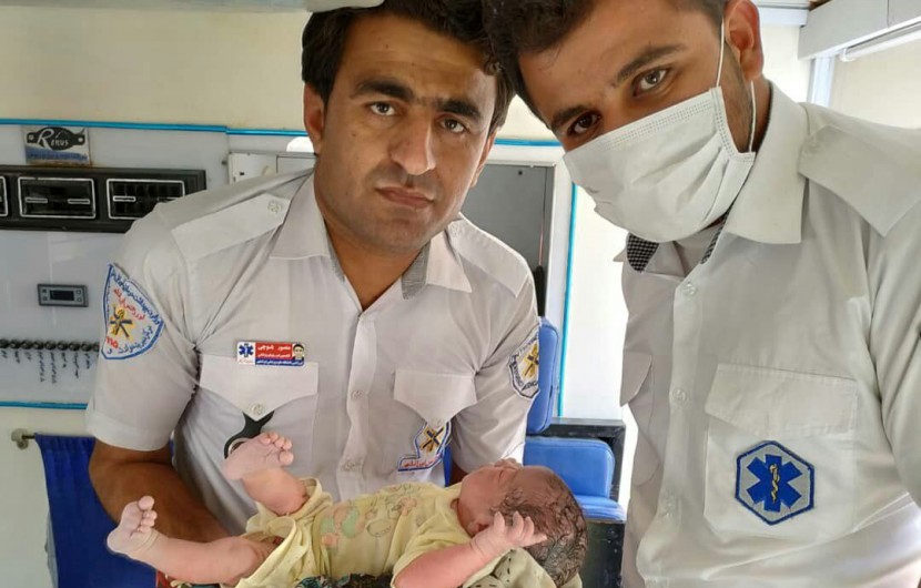 بیست و ششمین نوزاد عجول در آمبولانس به دنیا آمد