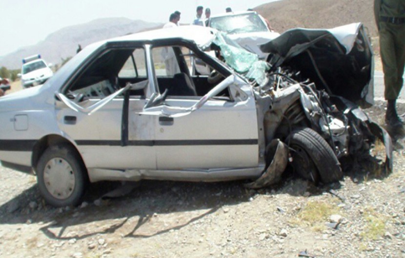 4 مصدوم بر اثر واژگونی خودرو در محور راسک به ایرانشهر