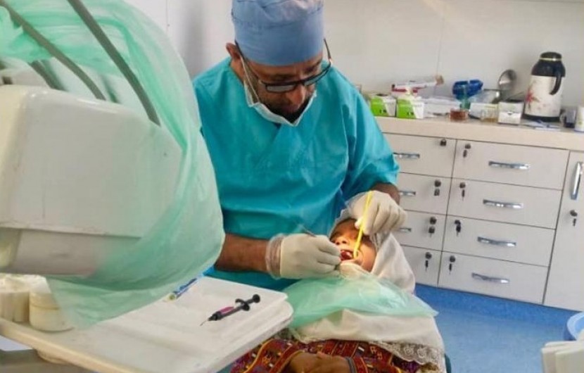 ارائه خدمات رایگان دندانپزشکی در منطقه تلنگ قصرقند