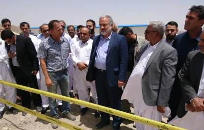 بازدید استاندار از روند پیشرفت فیزیکی پروژه بیمارستان 540 تختخوابی ایرانشهر