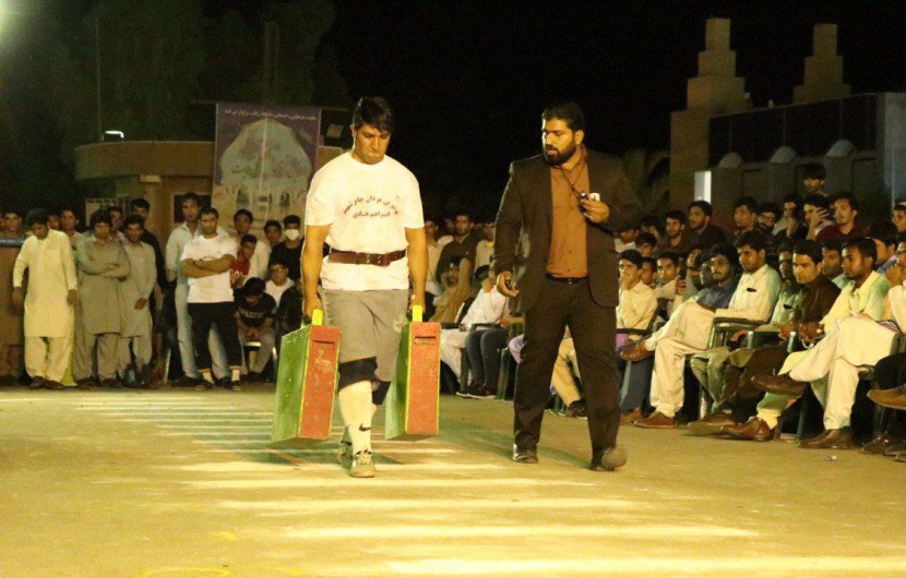 دومین دوره مسابقات قویترین مردان دانشجوی دانشگاه‌های ایرانشهر برگزار شد