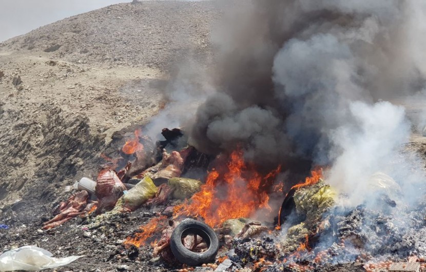 کشف و معدوم سازی بیش از هزار کیلوگرم گوشت فاسد در ایرانشهر