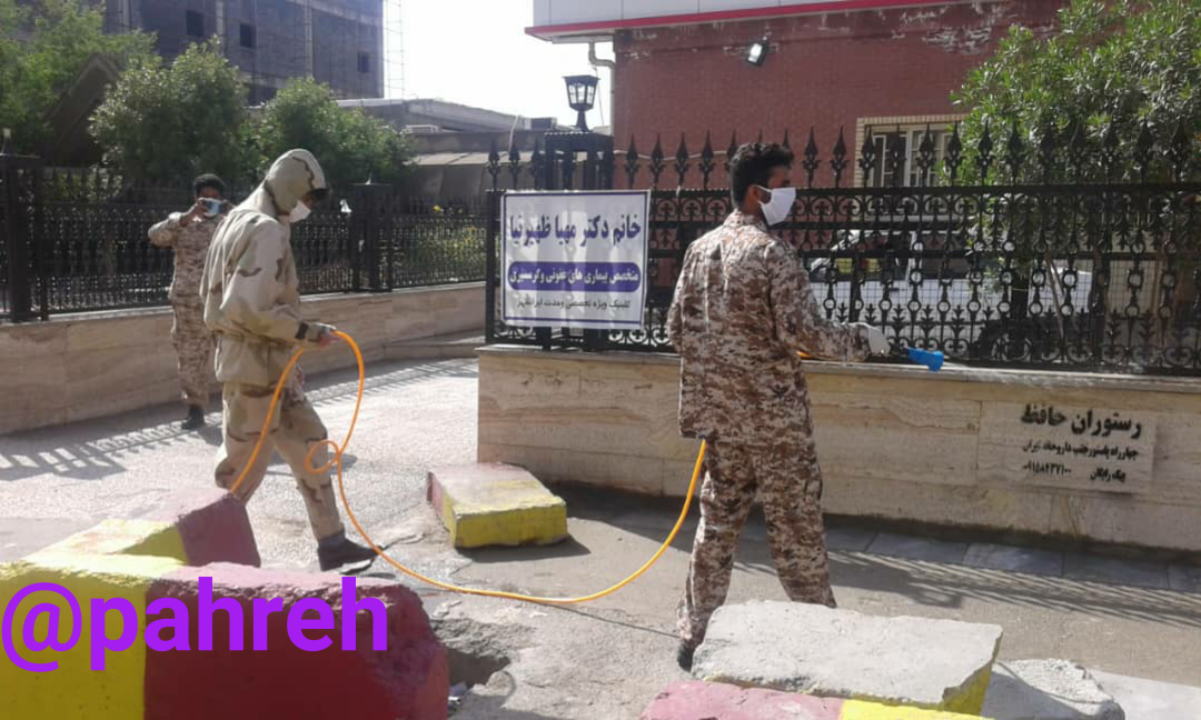 رزمایش دفاع بیولوژیکی در شهرستان ایرانشهر