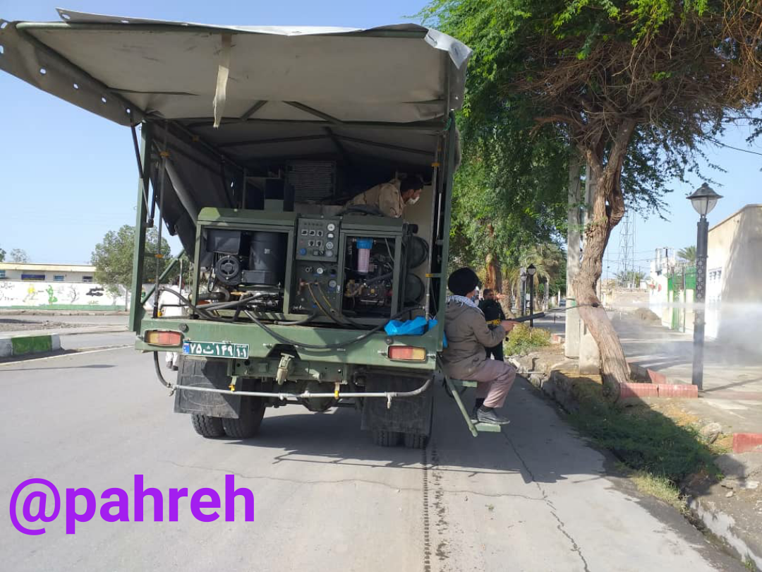 رزمایش دفاع بیولوژیکی در شهرستان ایرانشهر
