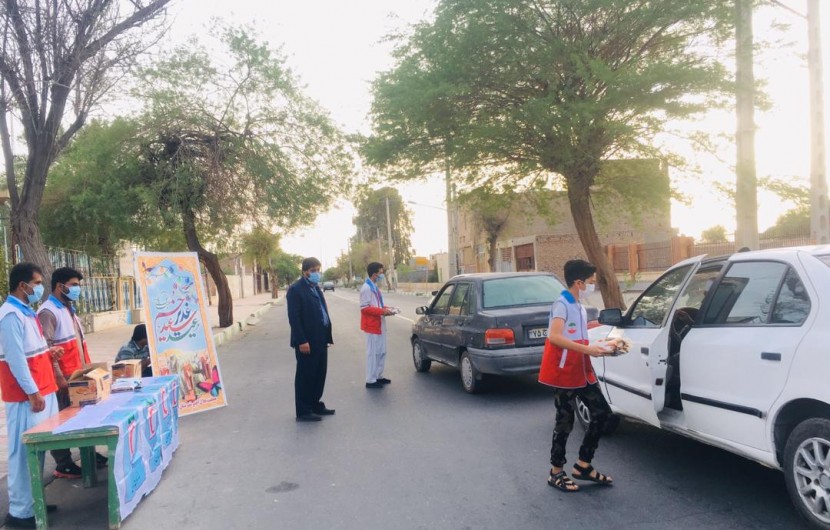 ایستگاه صلواتی عید غدیر خم در ایرانشهر برپا شد