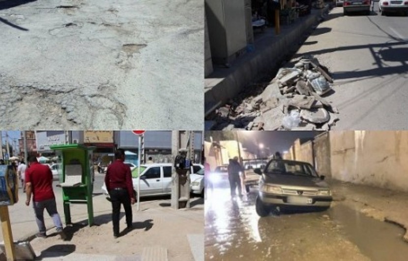 تلاش دستگاه های خدمات رسان مردم را نقره داغ کرد/ گلایه شهروندان زاهدانی از معابر چهل تکه شهر