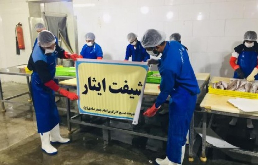 برپایی رزمایش شیفت ایثار در راستای حمایت از کارگر و تولید ملی/ بسیجیان جهادگر چابهاری حامی محصولات ایرانی هستند
