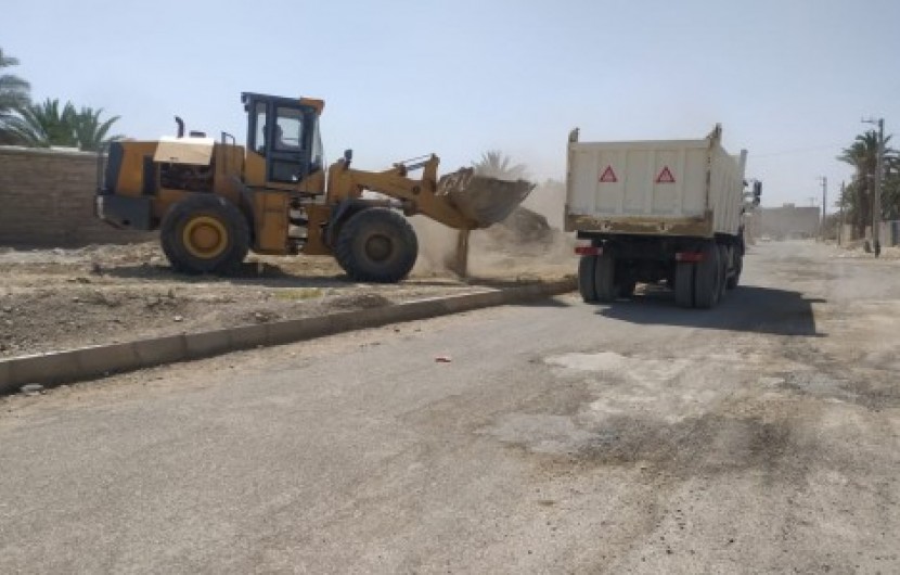 جمع آوری ۱۲۰ تن نخاله ساختمانی از سطح معابر مهرستان