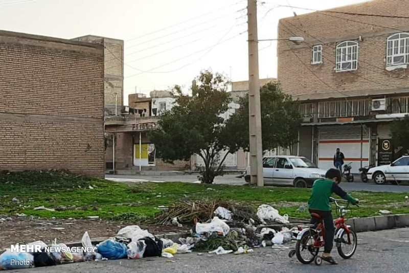 رنج شهروندان ایرانشهری از کمبود سطل های زباله و خدمات شهری نامناسب